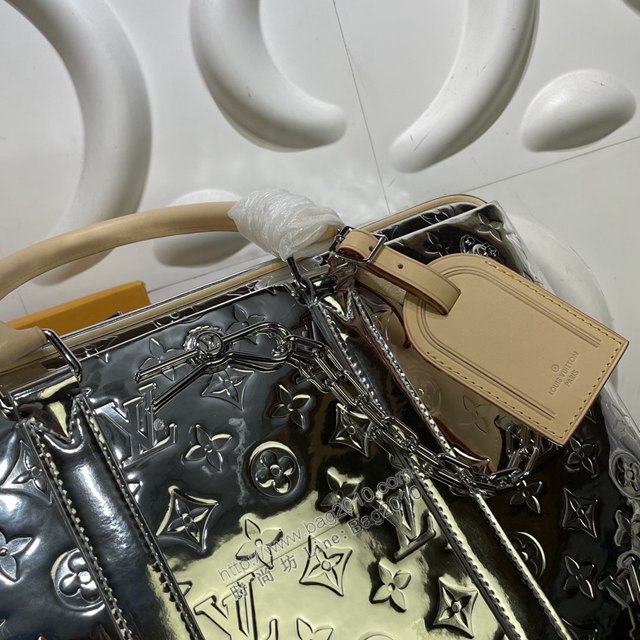 LV專櫃新款男包 路易威登Neo Porte Documents Voyage手袋 M58755 LV秋冬新款Mirror Mirror膠囊系列手提購物袋  ydh4316